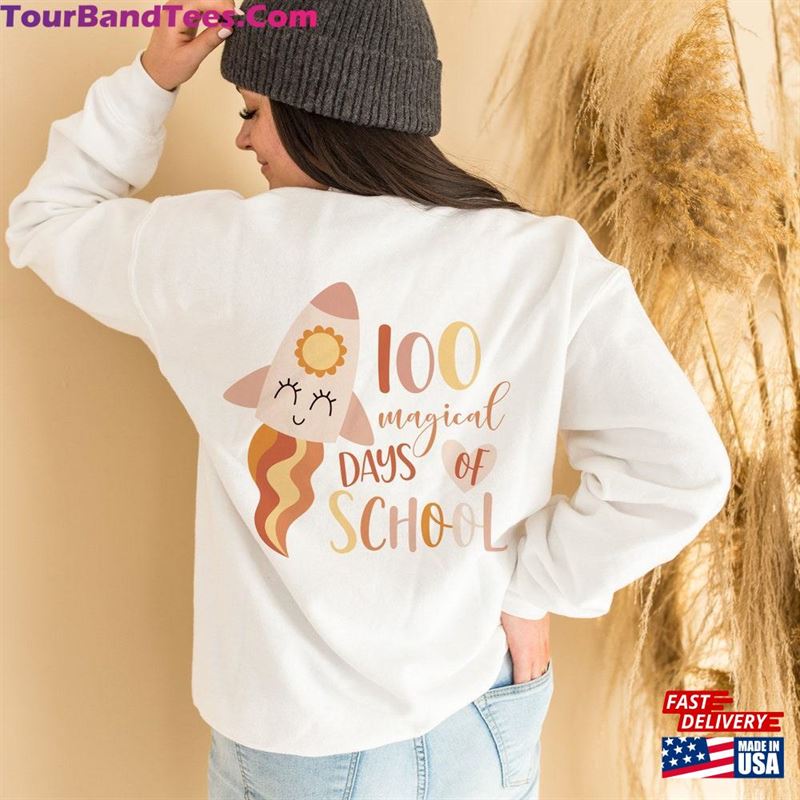 Magical Days Of School Rocket Sweatshirt Cute Celebration Shirt Preschool Teacher Hoodie 29Uf157237 – Utopia Fashion