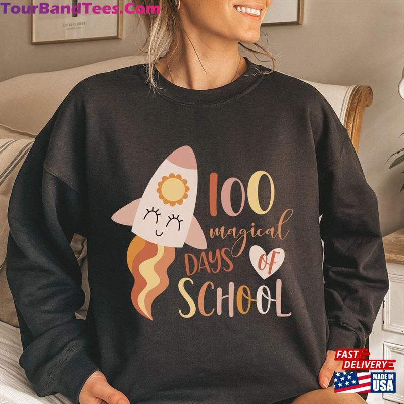 Magical Days Of School Rocket Sweatshirt Cute Celebration Shirt Preschool Teacher Hoodie 29Uf157237 – Utopia Fashion