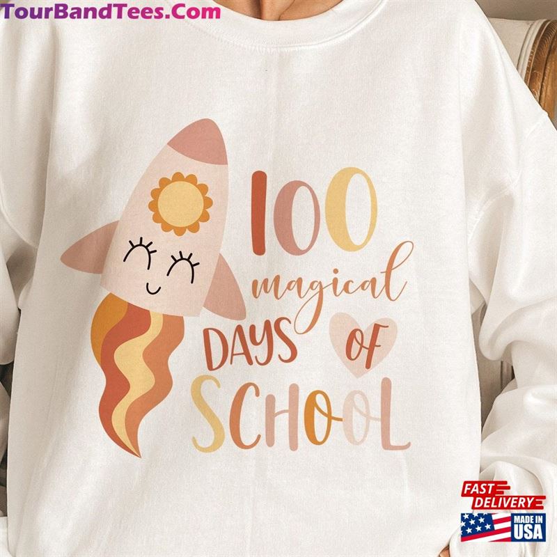 Magical Days Of School Rocket Sweatshirt Cute Celebration Shirt Preschool Teacher Hoodie 29Uf157237 – Utopia Fashion