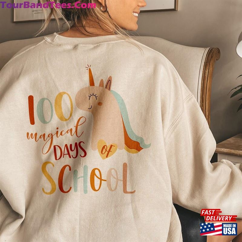 Magical Days Of School Unicorn Sweatshirt Cute Celebration Shirt Preschool Teacher Hoodie T-Shirt 29Uf157203 – Utopia Fashion