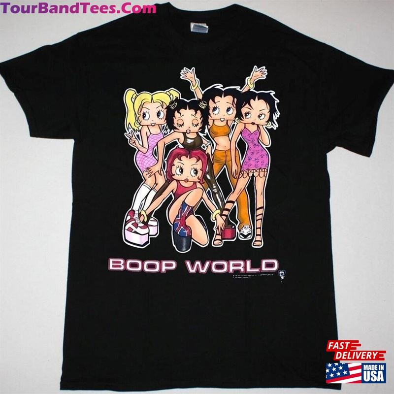 Spice Girls Betty Boop World Girl Power T-Shirt Band Shirt Hoodie 29Uf163383 – Utopia Fashion