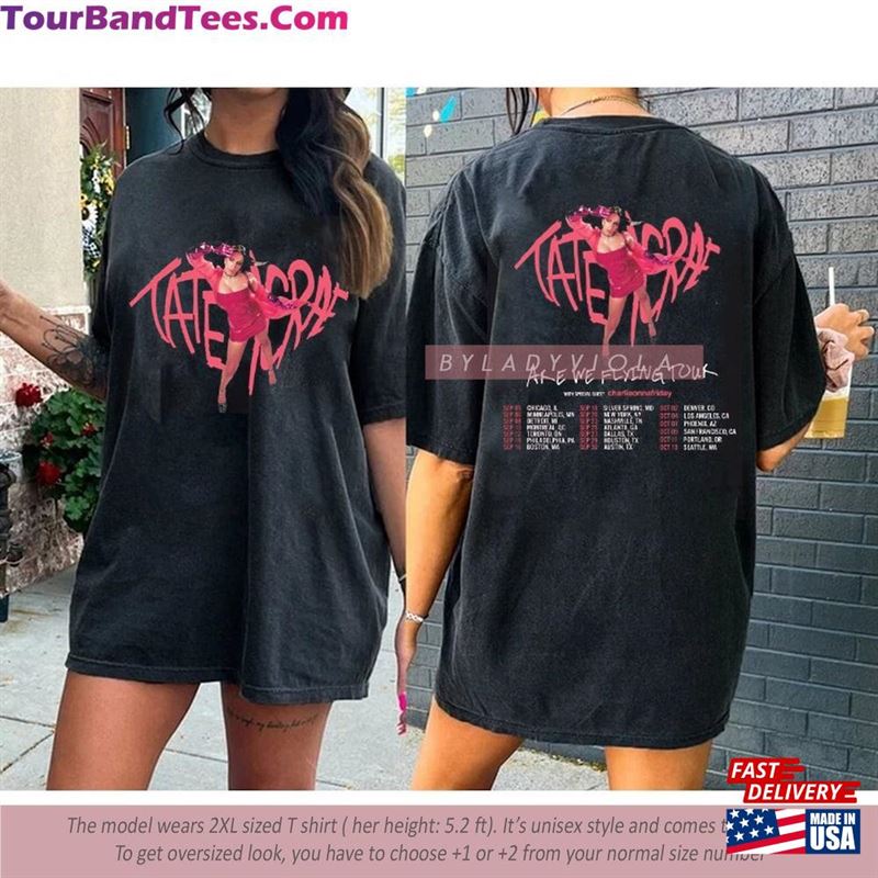 Sided Tate Mcrae Are We Flying Tour Merch Fan Shirt Concert Unisex Sweatshirt 29Uf142410 – Utopia Fashion