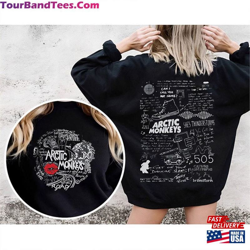 Arctic Monkeys North American Tour T-Shirt Band Shirt Sweatshirt Hoodie 29Uf147269 – Utopia Fashion