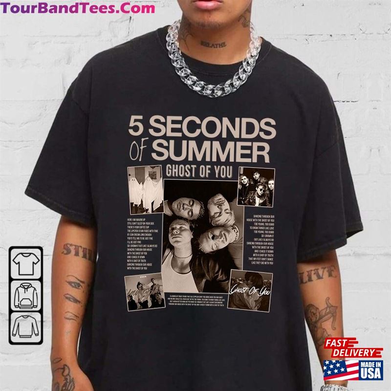 Seconds Of Summer Music Shirt 5Sos Album Vintage Graphic 90S Show World Tour Sweatshirt Classic 29Uf152166 – Utopia Fashion