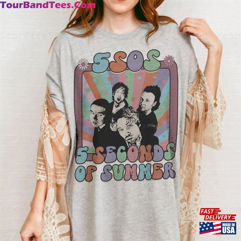 Seconds Of Summer Shirt 5Sos Funny Vintage The Show Tour Sweatshirt Unisex T-Shirt 29Uf152286 – Utopia Fashion