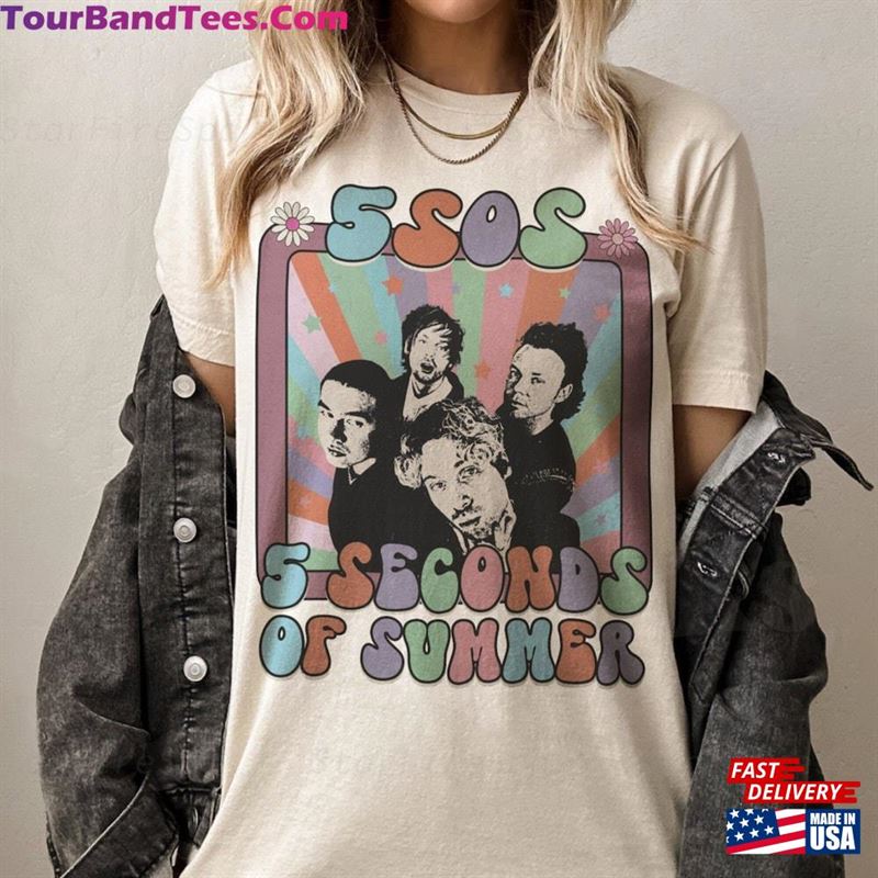 Seconds Of Summer Shirt 5Sos Funny Vintage The Show Tour Sweatshirt Unisex T-Shirt 29Uf152286 – Utopia Fashion