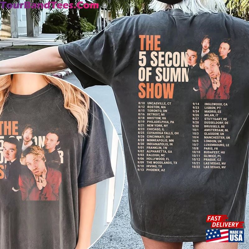 5Sos 2Side Tracklist Seconds Shirt Hip Hop T-Shirt Classic 29Uf152259 – Utopia Fashion