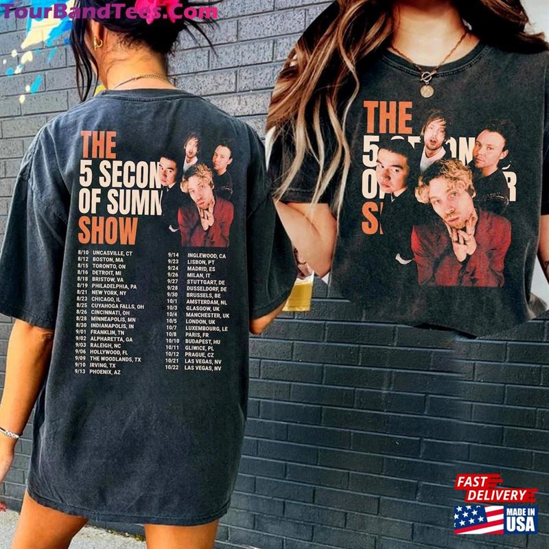 5Sos 2Side Tracklist Seconds Shirt Hip Hop T-Shirt Classic 29Uf152259 – Utopia Fashion