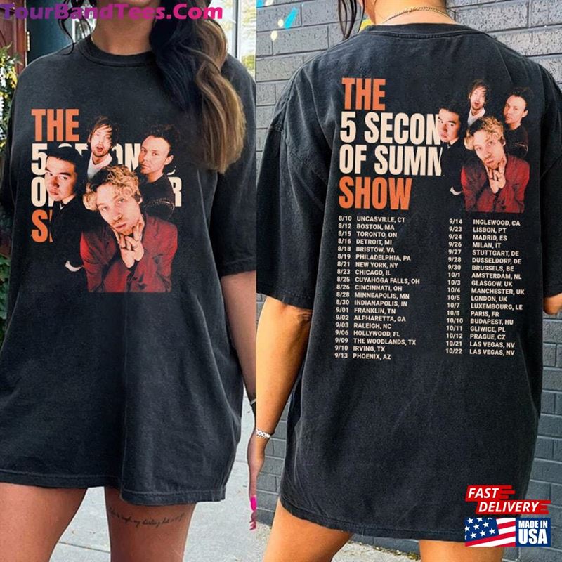 5Sos 2Side Tracklist Seconds Shirt Hip Hop T-Shirt Classic 29Uf152259 – Utopia Fashion