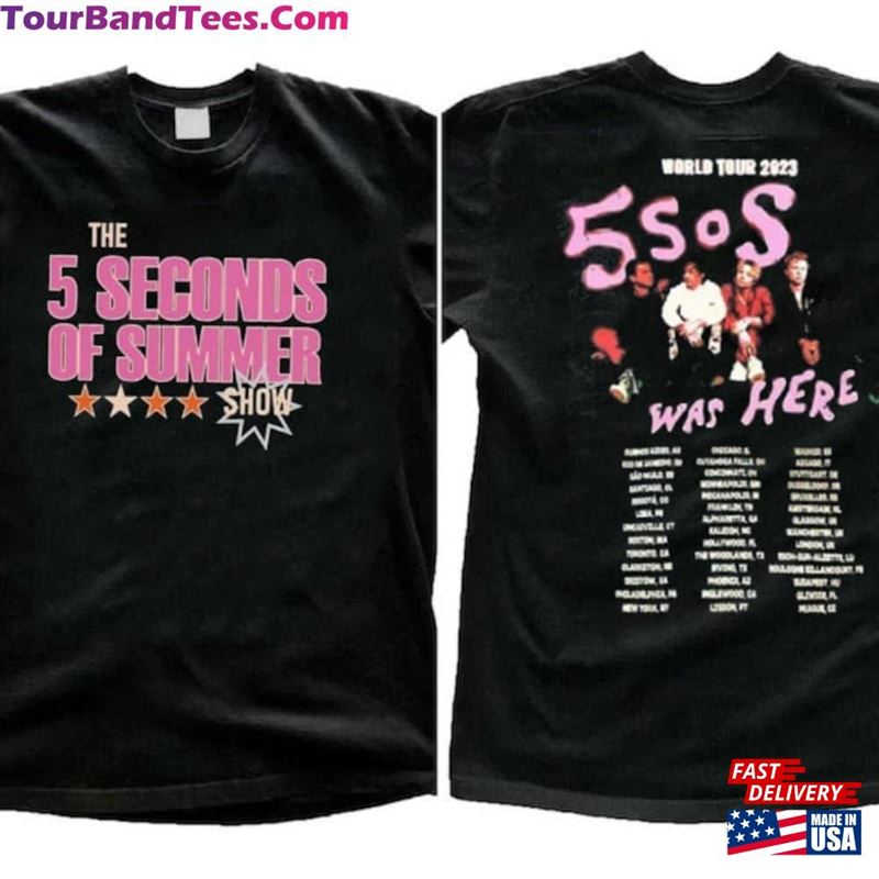 5Sos Tour Shirt The Show Merch Seconds Of Summer Sweatshirt T-Shirt Classic 29Uf152107 – Utopia Fashion