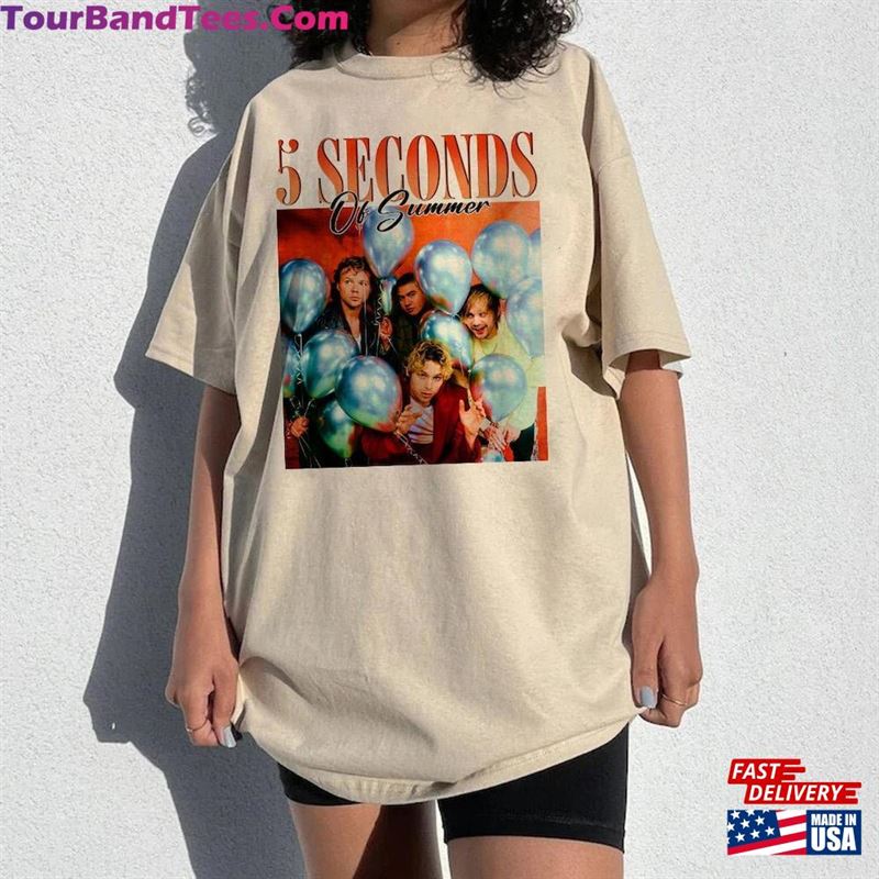 5Sos Vintage The Show Tour Seconds Shirt Gift T-Shirt Classic 29Uf152372 – Utopia Fashion