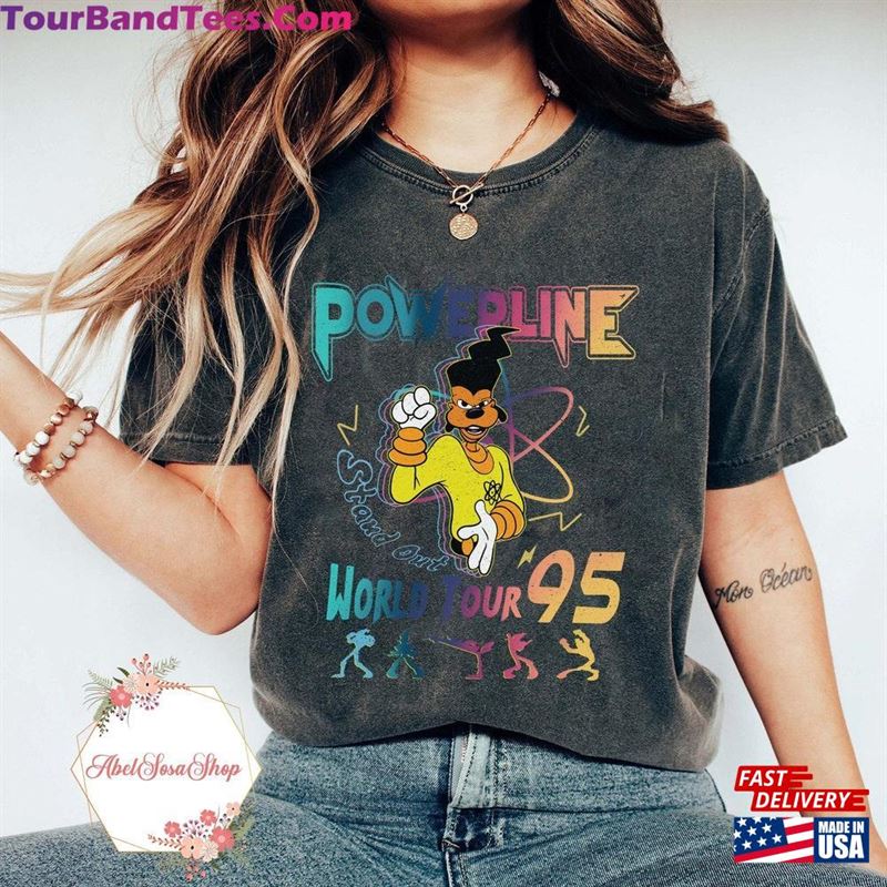 90S Powerline Stand Out Tour Comfort Colors Shirt A Goofy Movie Classic Unisex 29Uf142533 – Utopia Fashion