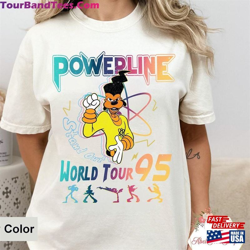 90S Powerline Stand Out Tour Comfort Colors Shirt A Goofy Movie Classic Unisex 29Uf142533 – Utopia Fashion