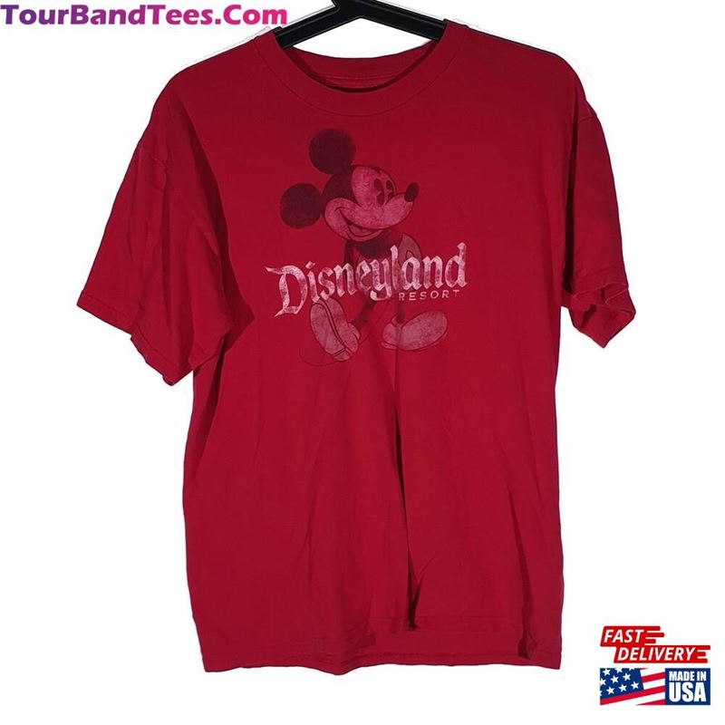 90S Vintage Disneyland Mickey Mouse Shirt Red Size Small Unisex T-Shirt 29Uf152547 – Utopia Fashion