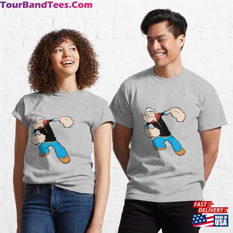 A Winking Strong Popeye The Sailor Man Classic T-Shirt Unisex 29Uf164344 – Utopia Fashion