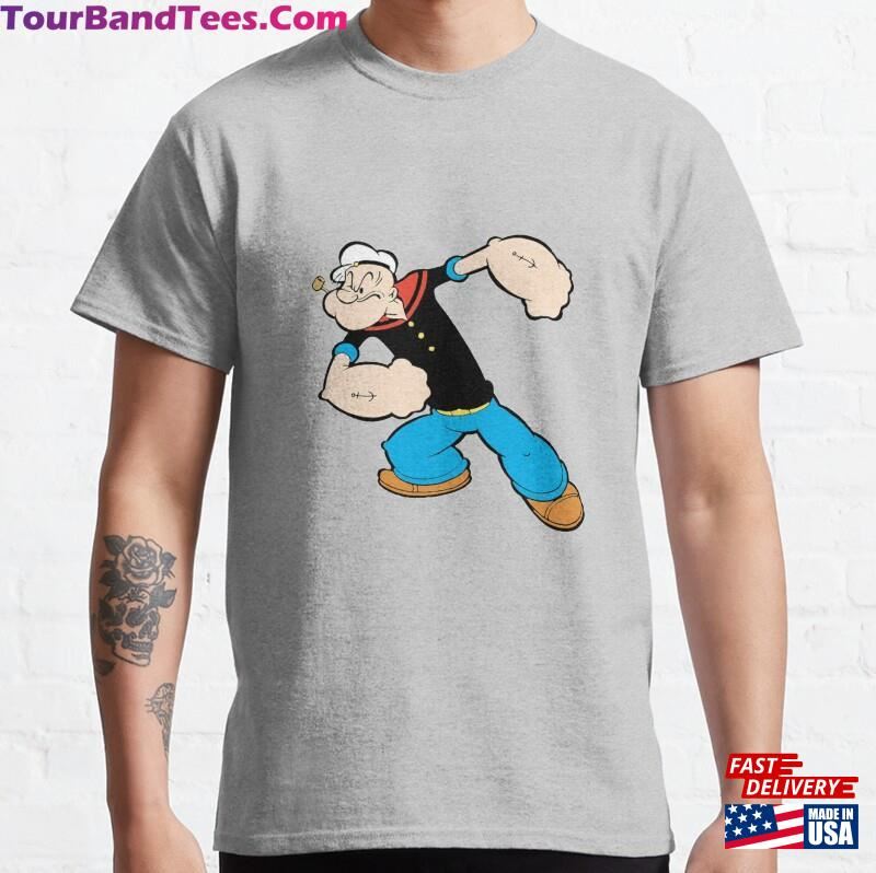 A Winking Strong Popeye The Sailor Man Classic T-Shirt Unisex 29Uf164344 – Utopia Fashion