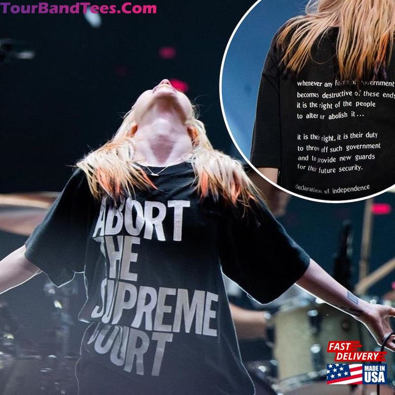 Abort The Supreme Court Hayley Williams Shirt Vintage Classic Unisex 29Uf163735 – Utopia Fashion