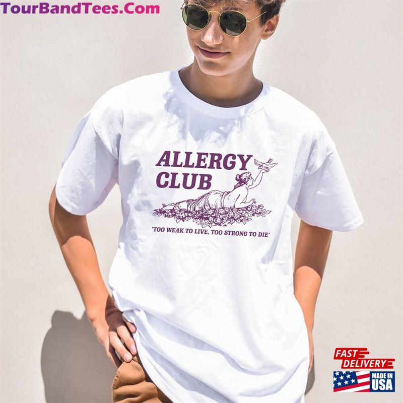 Allergy Club T-Shirt Funny Aesthetic Cartoon Hoodie 29Uf163059 – Utopia Fashion