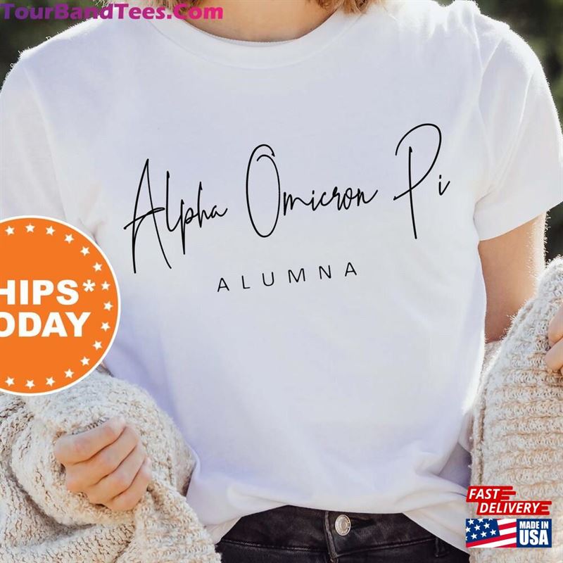 Alpha Omicron Pi Proud To Be Sorority T-Shirt Sweatshirt Classic 29Uf152069 – Utopia Fashion