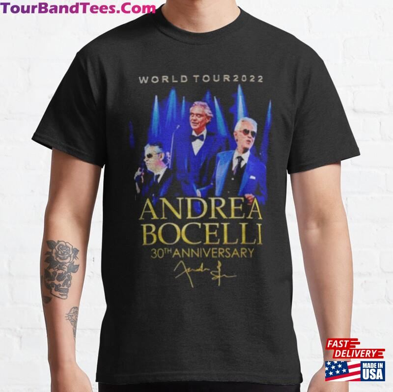 Andrea World Tour 30Th Anniversary Classic T-Shirt Hoodie 29Uf163944 – Utopia Fashion