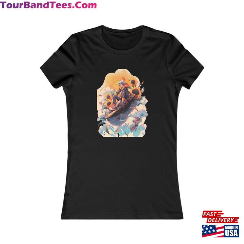 Anime Style Skiing Women’S Favorite Tee Hoodie T-Shirt 29Uf152042 – Utopia Fashion