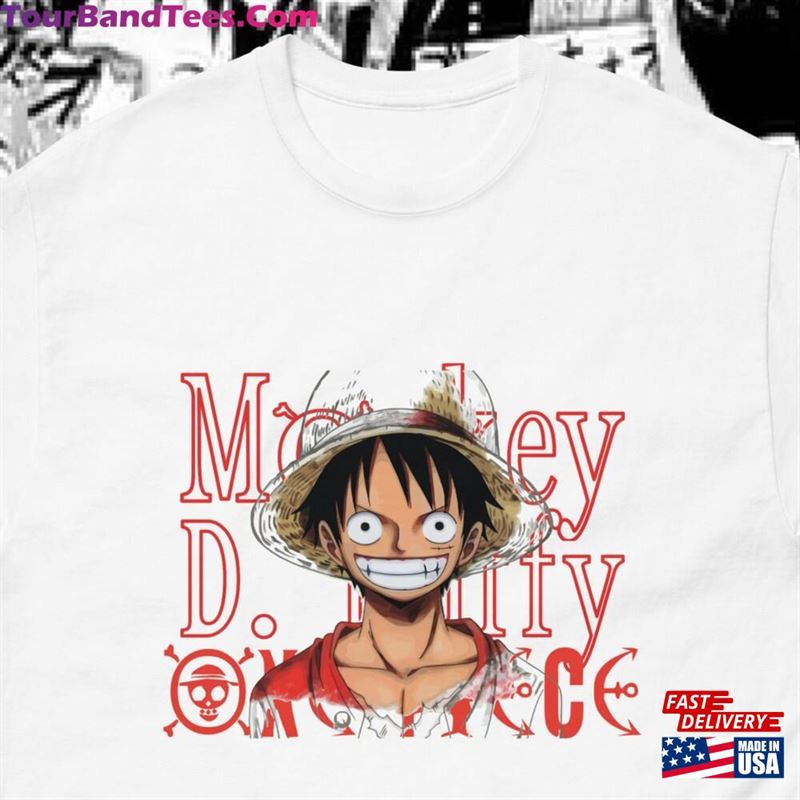 Anime T-Shirt For Men Monkey D Luffy One Piece Sweatshirt Hoodie 29Uf147103 – Utopia Fashion