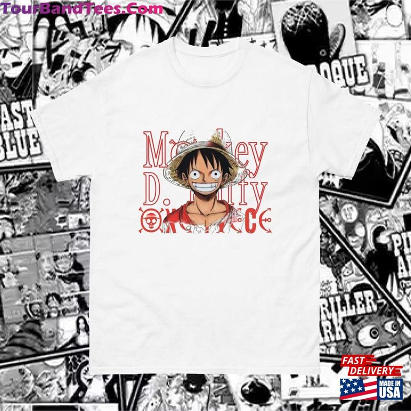 Anime T-Shirt For Men Monkey D Luffy One Piece Sweatshirt Hoodie 29Uf147103 – Utopia Fashion