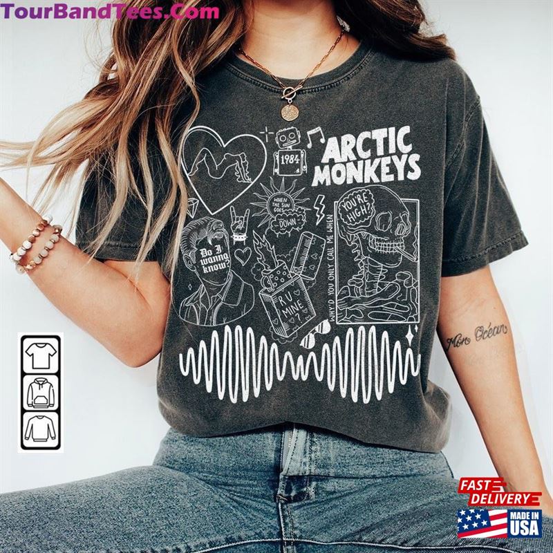 Arctic Monkey Doodle Art Shirt Vintage Merch Album Lyrics Sweatshirt Hoodie T-Shirt 29Uf142145 – Utopia Fashion