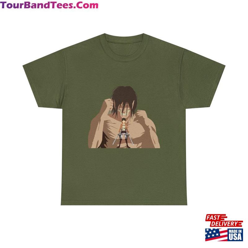 Attack On Titan Anime T-Shirt Eren Yaeger Classic Hoodie 29Uf152155 – Utopia Fashion