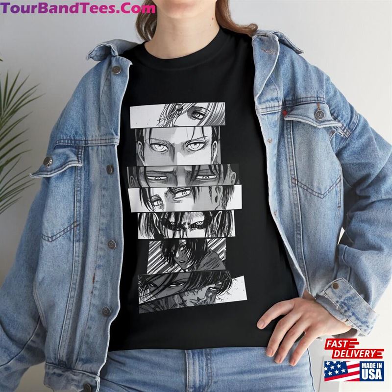 Attack On Titan Cotton Tee Unisex Anime T-Shirt Graphic Shirt Sweatshirt 29Uf142077 – Utopia Fashion