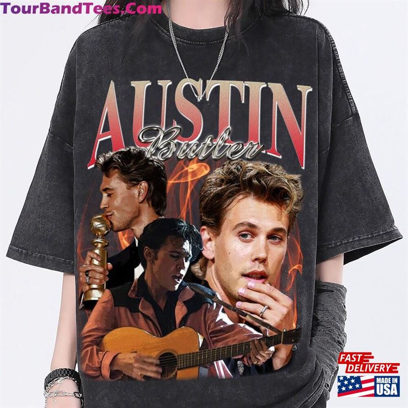 Austin Butler Vintage Washed Shirt Actor Retro 90’S Unisex T-Shirt Classic Sweatshirt 29Uf152532 – Utopia Fashion