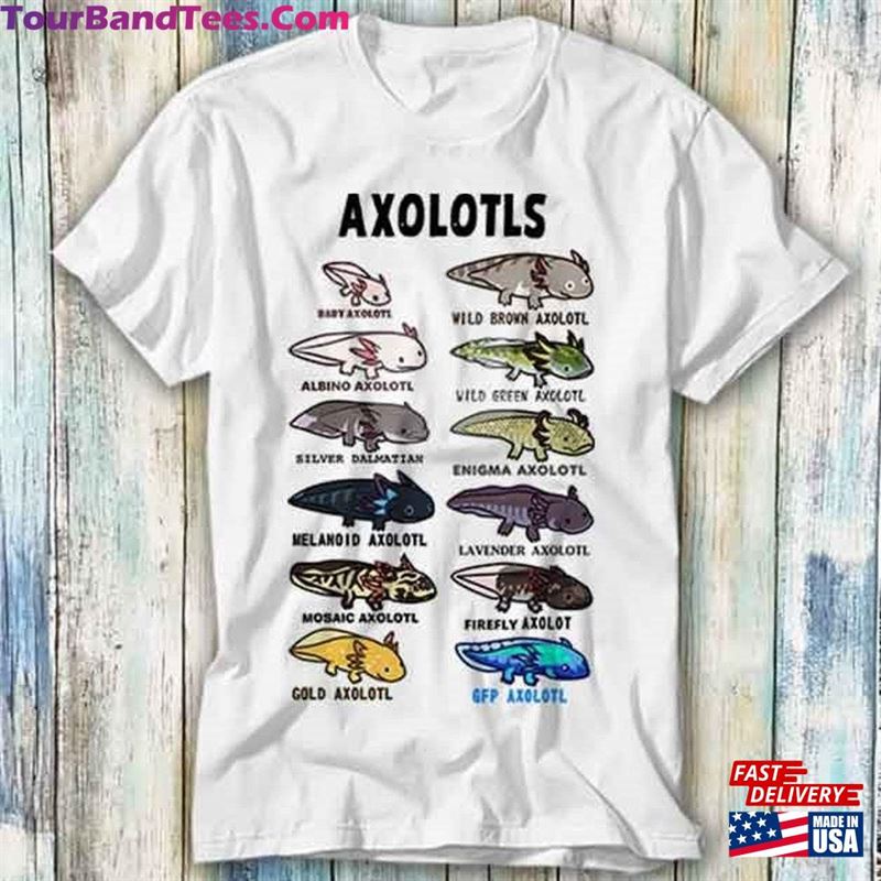 Axolotl Types Names List T-Shirt Unisex Sweatshirt 29Uf163062 – Utopia Fashion