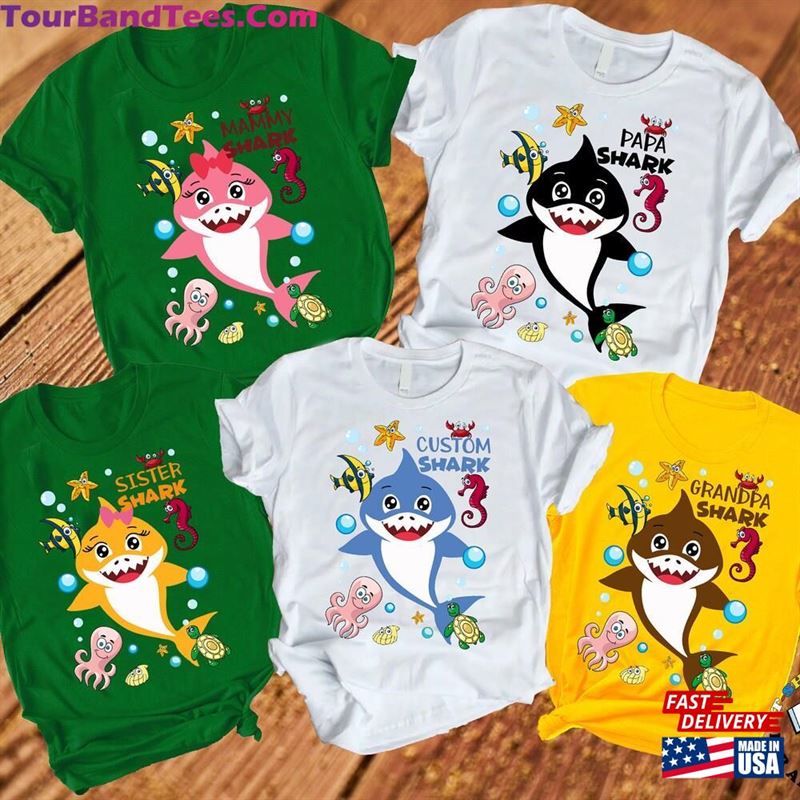 Baby Shark Family Shirt Custom Doo Classic Unisex 29Uf164063 – Utopia Fashion