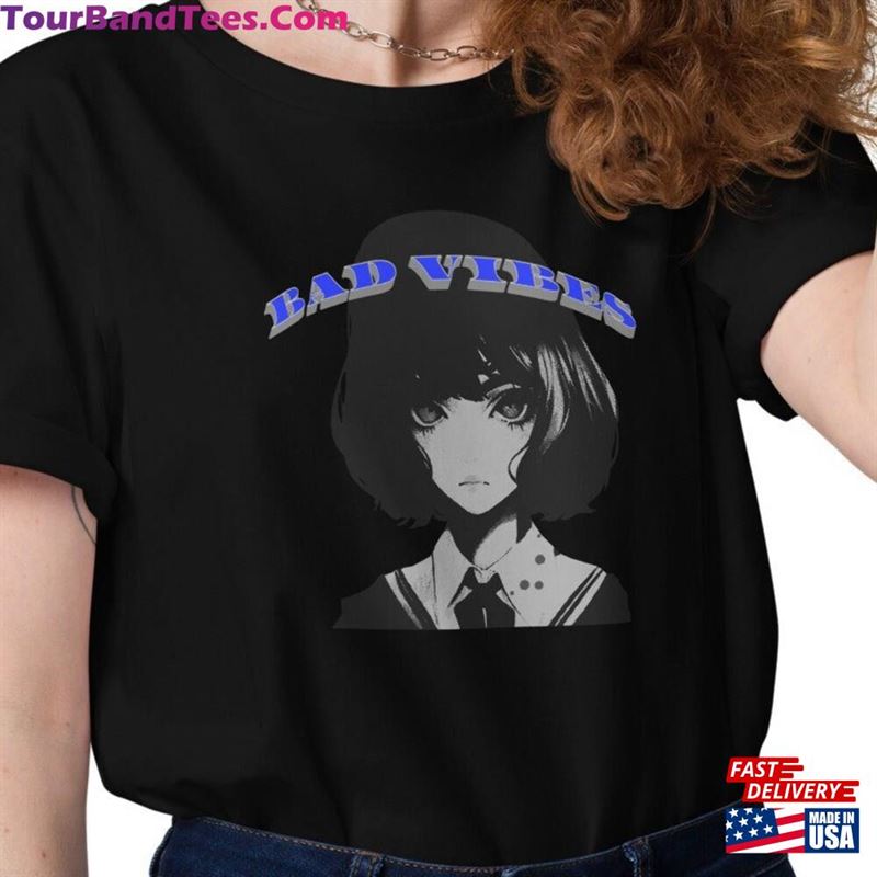 Bad Vibes Gift Teenagers Girlie Special T Shirt Manga Anime Classic Sweatshirt 29Uf147231 – Utopia Fashion