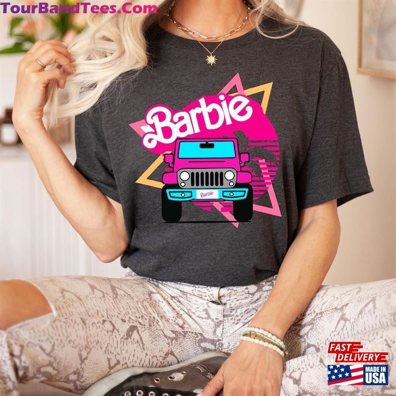 Barbie Car Convertible Corvette Palms Pink Babe Doll Girly Retro 80S Shirt Party Girls Birthday Classic Hoodie 29Uf157571 – Utopia Fashion