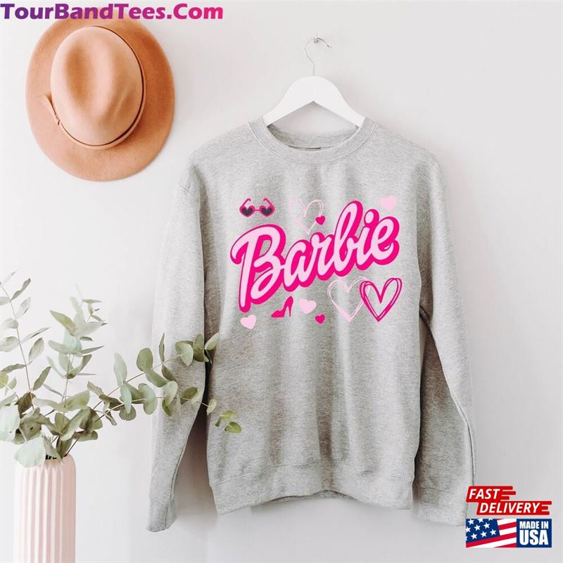 Barbie Heart Sweatshirt Fan Shirt Cheetah Hoodie 29Uf163477 – Utopia Fashion