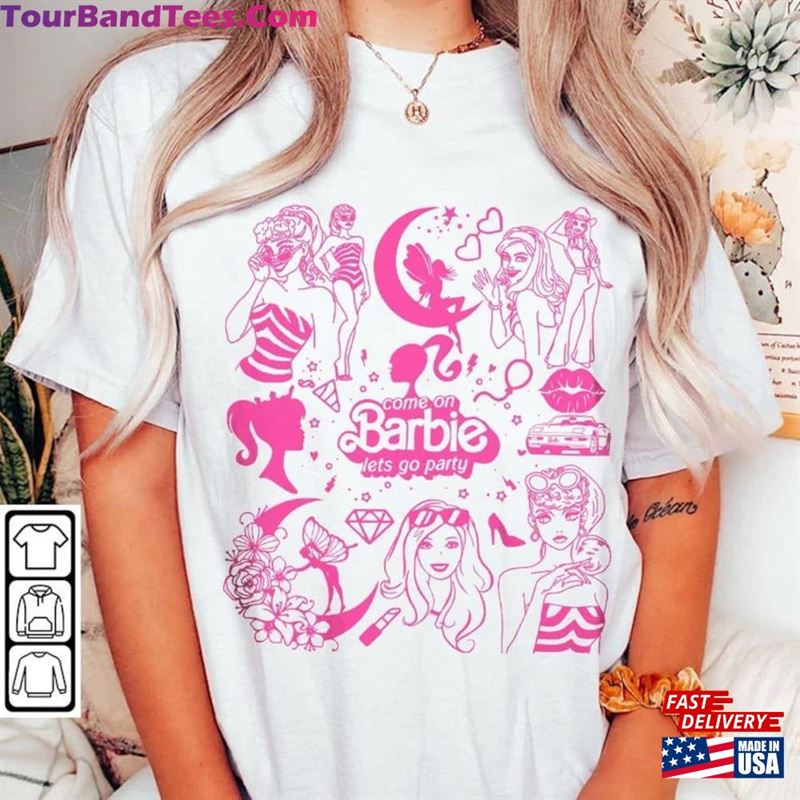 Barbie Movie Doodle Art Shirt Funny Princess Barbenheimer Oppenheimer Sweatshirts Gift For Fan Hoodie T-Shirt 29Uf142427 – Utopia Fashion