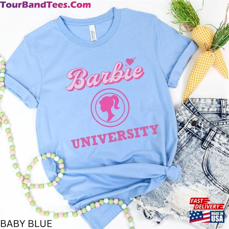 Barbie University T-Shirt Come On Tee Girl Shirt Sweatshirt 29Uf164071 – Utopia Fashion