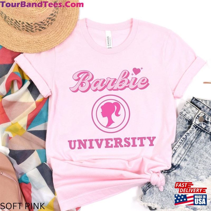 Barbie University T-Shirt Come On Tee Girl Shirt Sweatshirt 29Uf164071 – Utopia Fashion