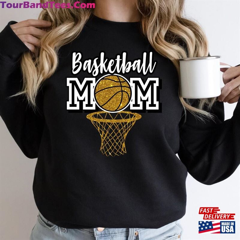 Basketball Glitter Mom Sweatshirt Hoodie Unisex 29Uf142432 – Utopia Fashion