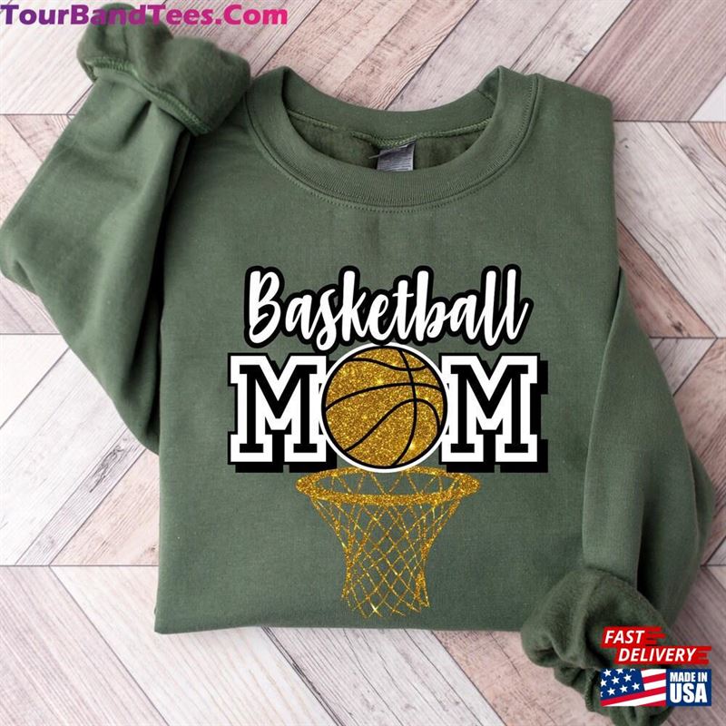 Basketball Glitter Mom Sweatshirt Hoodie Unisex 29Uf142432 – Utopia Fashion