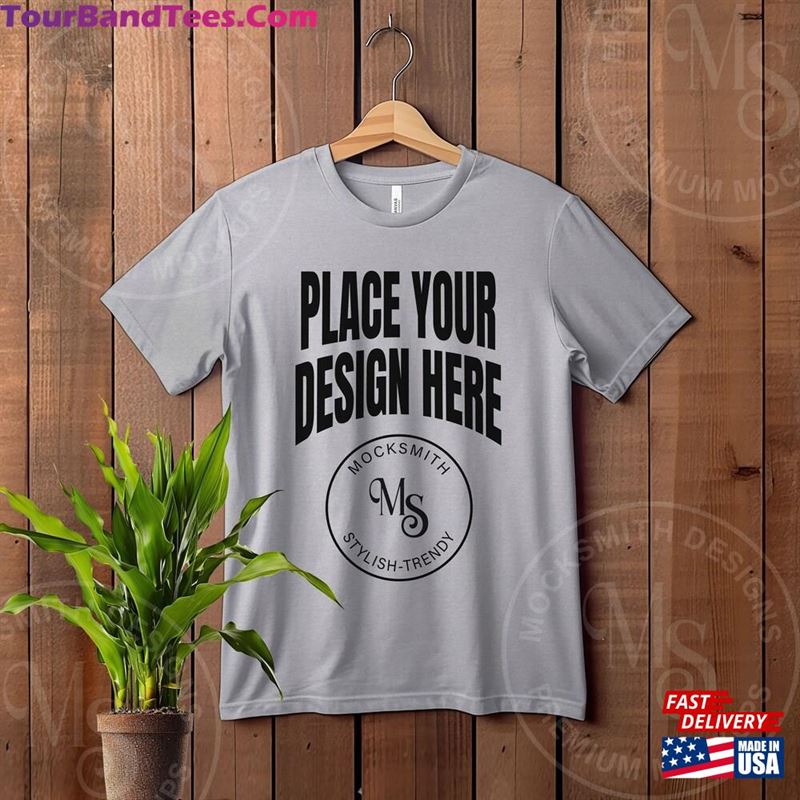 Bella Canvas Shirt Mockup Sport Gray Tshirt Hanging T-Shirt Classic 29Uf152326 – Utopia Fashion