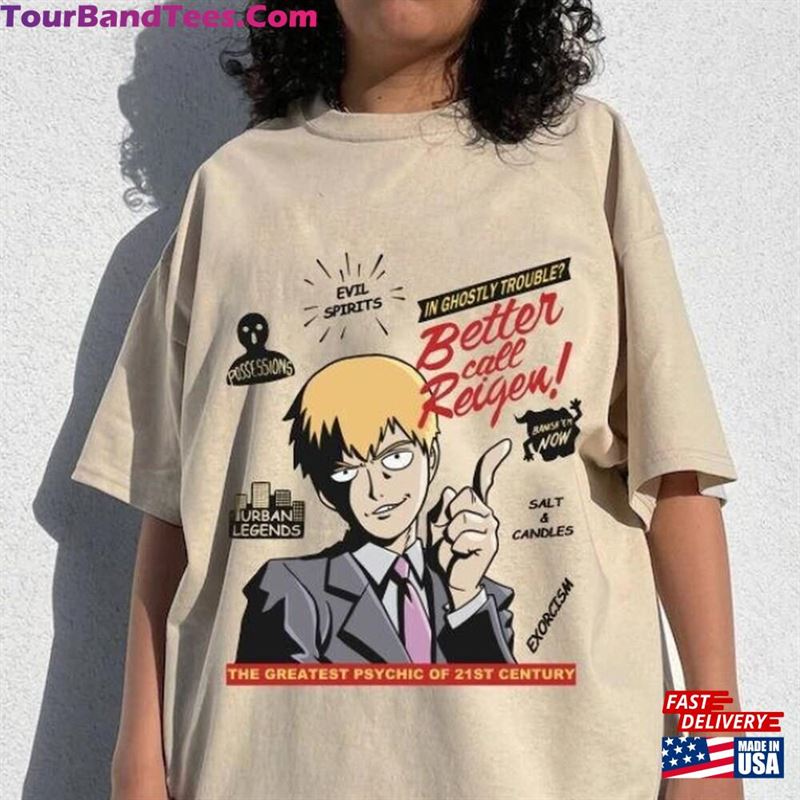 Better Call Reigen! Shirt Anime Tees Girlfriend Hoodie Unisex 29Uf142413 – Utopia Fashion