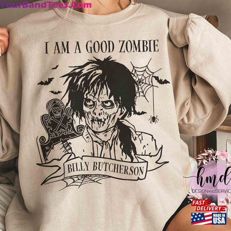 Billy Butcherson I Am A Good Zombie Shirt Disney Hocus Pocus Sanderson Sisters Scary Horror Movie Tee T-Shirt Sweatshirt 29Uf163523 – Utopia Fashion