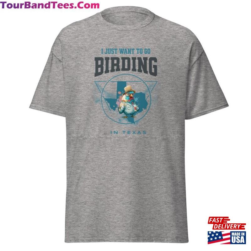 Birding In Texas Men’S Classic Tee T-Shirt 29Uf147040 – Utopia Fashion