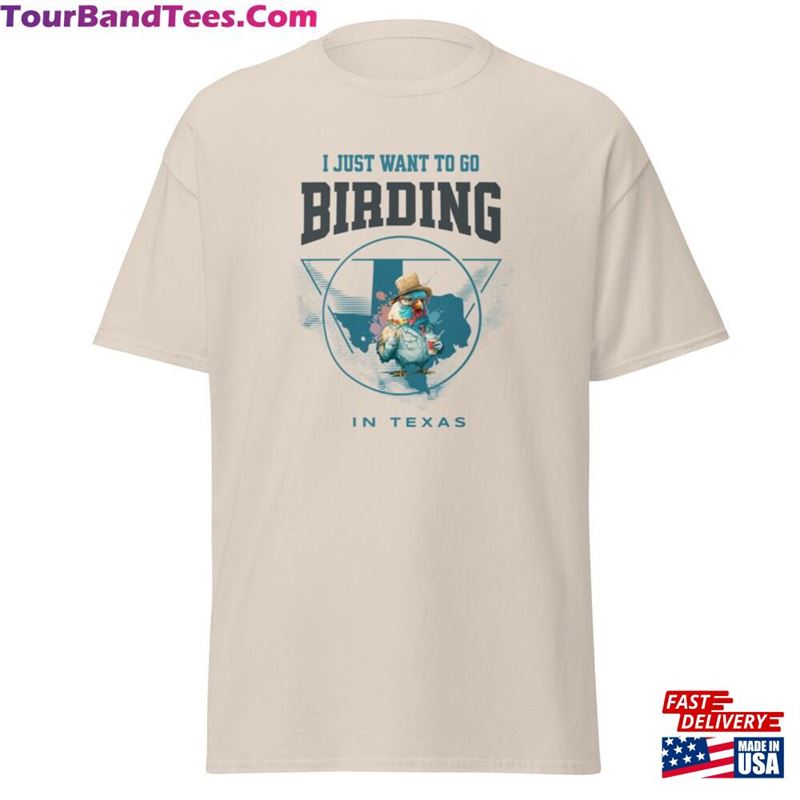 Birding In Texas Men’S Classic Tee T-Shirt 29Uf147040 – Utopia Fashion