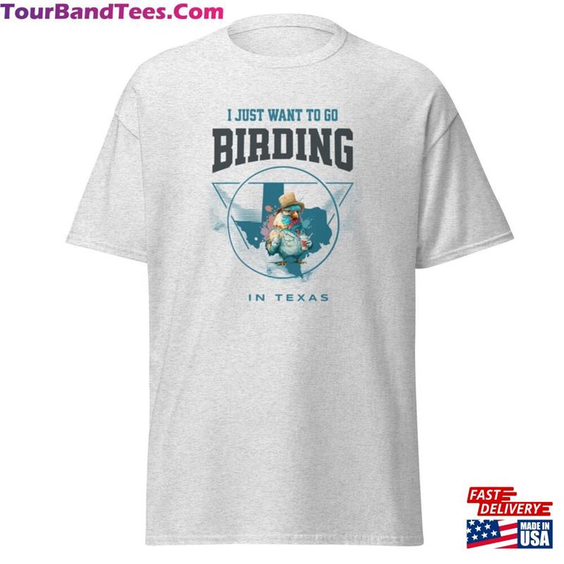 Birding In Texas Men’S Classic Tee T-Shirt 29Uf147040 – Utopia Fashion