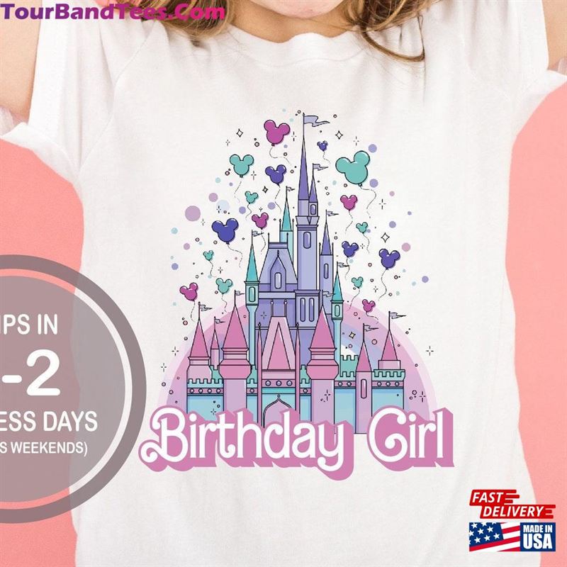 Birthday Girl Disney Castle Shirt T-Shirt Hoodie 29Uf152529 – Utopia Fashion