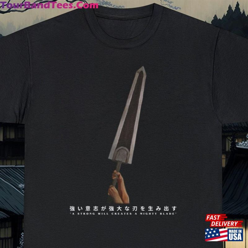 Blackswordsman Tee Quot A Strong Will Creates Mighty Blade Sweatshirt Classic 29Uf163910 – Utopia Fashion