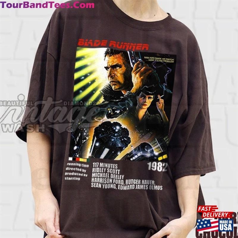 Blade Runner Shirt Vintage Inspired 90S Movie Harrison Ford Retro T-Shirt Unisex Sweatshirt 29Uf142487 – Utopia Fashion